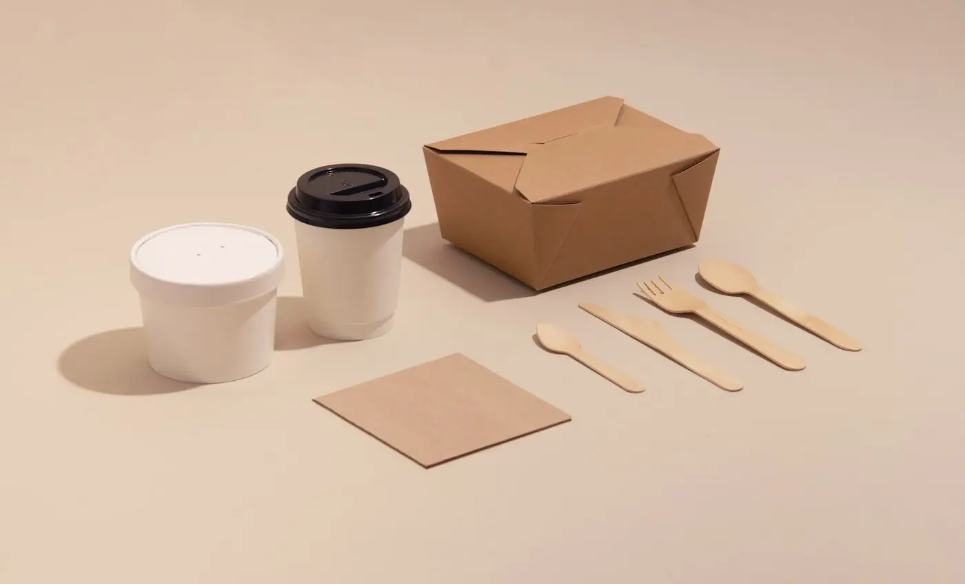 A kraft delivery box with a OneKite code on an insert